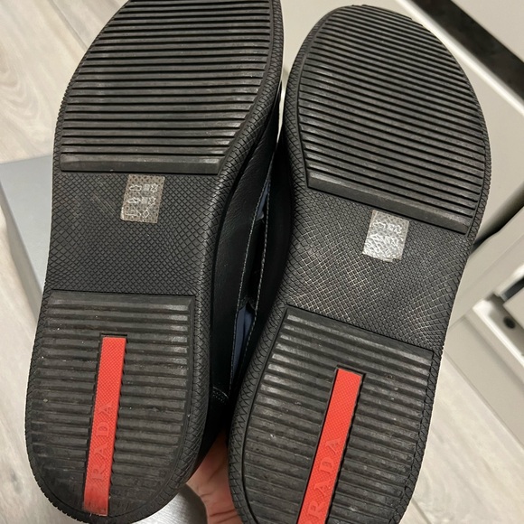Prada Navy High Top sneakers US 8.5 - Picture 5 of 7